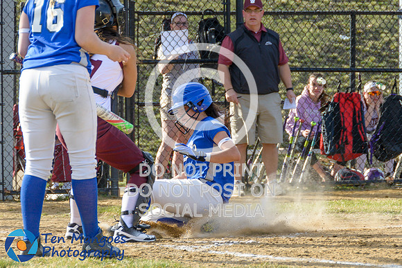 Auburn vs Leicester Girls Varsity Softball 2017-0022
