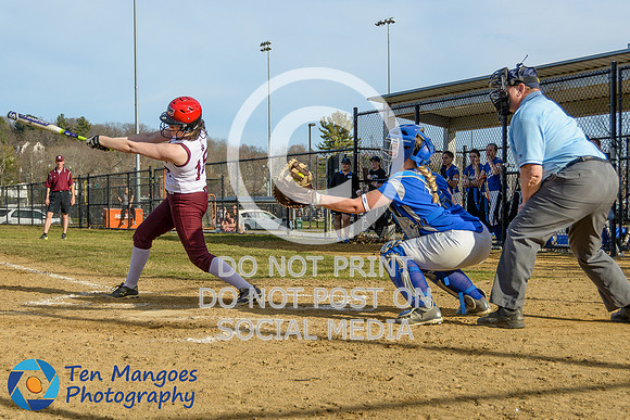 Auburn vs Leicester Girls Varsity Softball 2017-0034